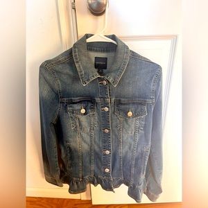 Just USA peplum Jean jacket from Stitch fix
